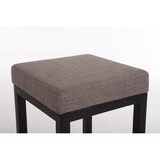 thumbnail of Barhocker Taylor Stoffbezug Sitzhöhe 78 cm Metallgestell schwarz grau