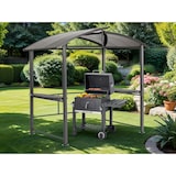 thumbnail of Tarrington House Pavilhão para churrascos com mesa de arrumação, alumínio/aço, cinzento escuro