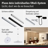 thumbnail of Paulmann URail Railspot 3-Step-Dim Hildor  850lm 15W 3000K dimbaar 230V Wit 96788