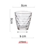 thumbnail of 6 stk. 270ml Retro Vintage Trinkgläser Set Gläser