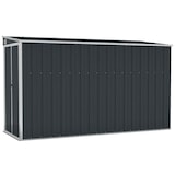 thumbnail of Abri de jardin mural Anthracite 118x288x178 cm Acier Modèle AbriOmbrage 30