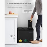 thumbnail of Helloshop26 - Poubelle de cuisine résistante avec pédales et 3 compartiments tri sélectif de recyclage en inox noir 12_0007238