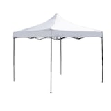 thumbnail of Gazebo 3x3m bianco certificato IGNIFUGO SENZA laterali pieghevole acciaio