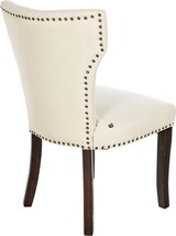 thumbnail of CHEFGASTRO 2er Set Esszimmerstuhl LOUISVILLE Stoff antik-dunkel HxBxT 90x52x59cm Stoff Creme Küchenstuhl