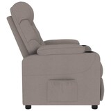 thumbnail of vidaXL Massagesessel Taupe Stoff