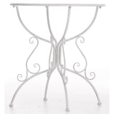 thumbnail of Mesa de jardim Amanda, Ø 70 cm branco antigo.