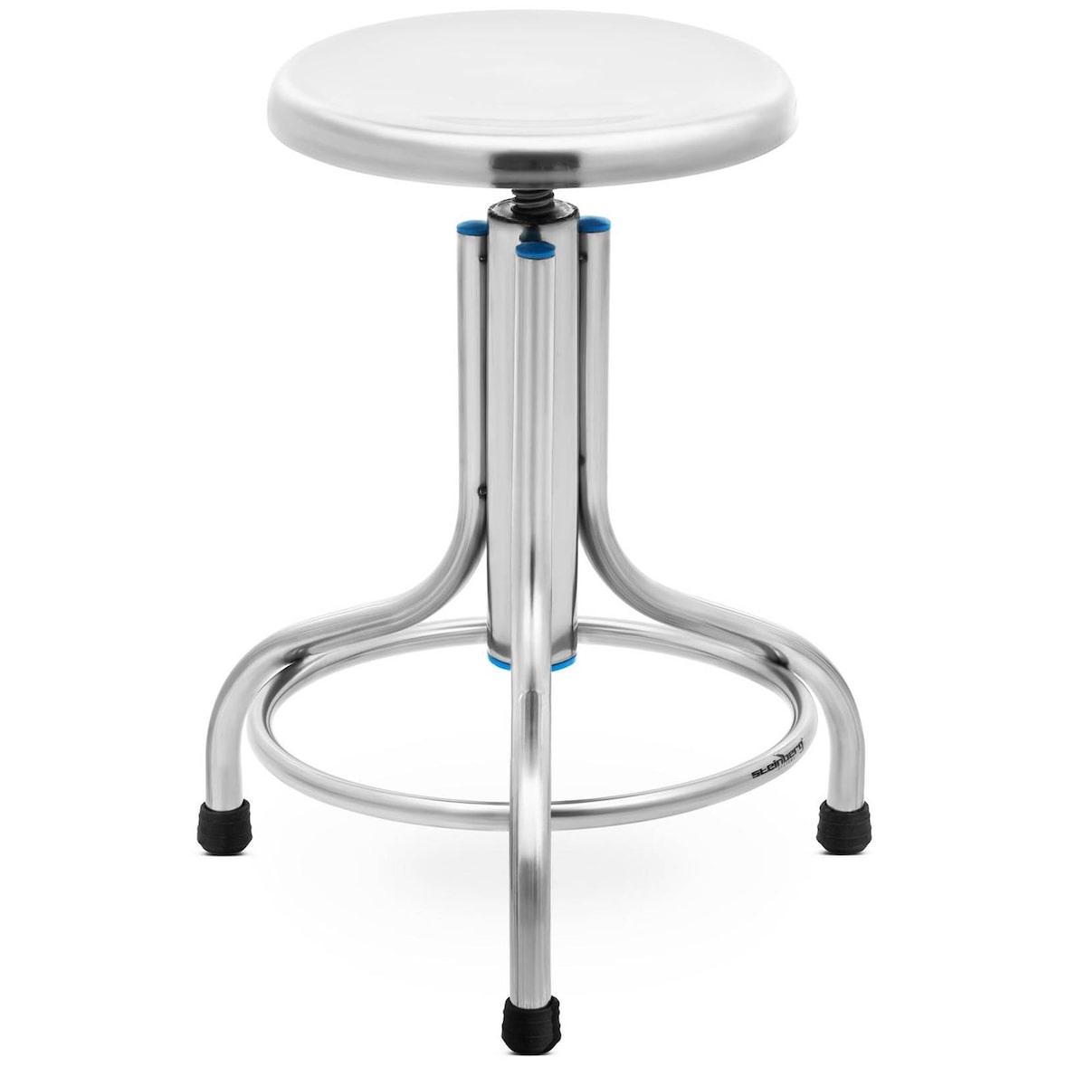 Steinberg Systems - Steinberg Systems SBS-LF-100 Tabouret labo inox 150 kg Tabouret de laboratoire Tabouret laboratoire roulette