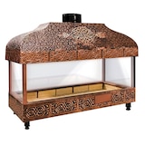 thumbnail of Barbecue 2 Mètre cuivre vitre sur les côtés