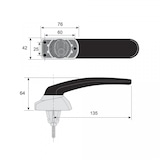 thumbnail of Pega para Forno Industrial de Restauração em compósito 65-83 mm - ICH-2