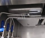 thumbnail of Skyrainbow SNACK-Line Bain-Marie Theke 3x GN1/1, Granit Star Galaxy schwarz, 123x82x85,5 Glasaufbau Klarglas ohne Zwischenablage, H=396mm