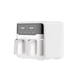 thumbnail of Freidora Sin Aceite Doble Blanca 9 L y 2400 W Pantalla LED Táctil Cesta Antiadherente Freidora de Aire 11 Funciones en 1 MasterPRO Rocket Duo 900