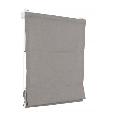 Raffrollo Faltrollo 160x175 cm Grau Jalousie Premium