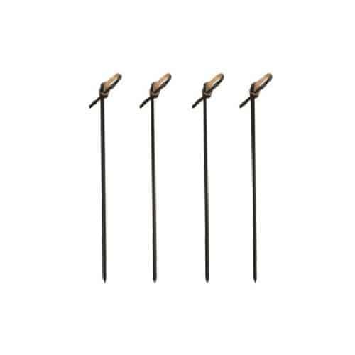 Ekoe Zahnstocher aus schwarzem Bambus, geknotet, 15 cm, 100 Stück