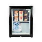 thumbnail of Gastro-Cool Schwarzer Mini Gefrierschrank mit Glastür / 51l - GCGW50