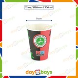 thumbnail of DayBays 10000 Stk. Kaffeebecher 12oz/300ml Ø9cm " Coffee To Go Becher " Pappe mit PE-beschichtet