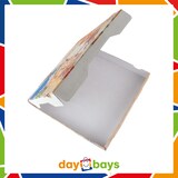 thumbnail of DayBays 7800 Stk. Pizza-Karton 22x22x4 cm  Weiß Kraftpapier bedruckt mit Pizza-Motiv