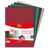 thumbnail of Pacote com 50 cartolinas A4 180G sortidas intensas