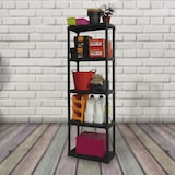 thumbnail of ArtPlast - Modulaire kast van polypropyleen met 5 planken 60x30x176 cm in kleur zwart - TEMPO-Collectie