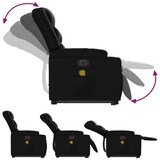 thumbnail of vidaXL Massagesessel mit Aufstehhilfe Elektrisch Schwarz Kunstleder