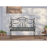 thumbnail of Banc de jardin au style antique Tara en fer forgé Bronze