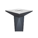 thumbnail of Braciere da giardino, Barbecue con foro per wok, griglia con gambe in acciaio e copertura protettiva - G1 grafite