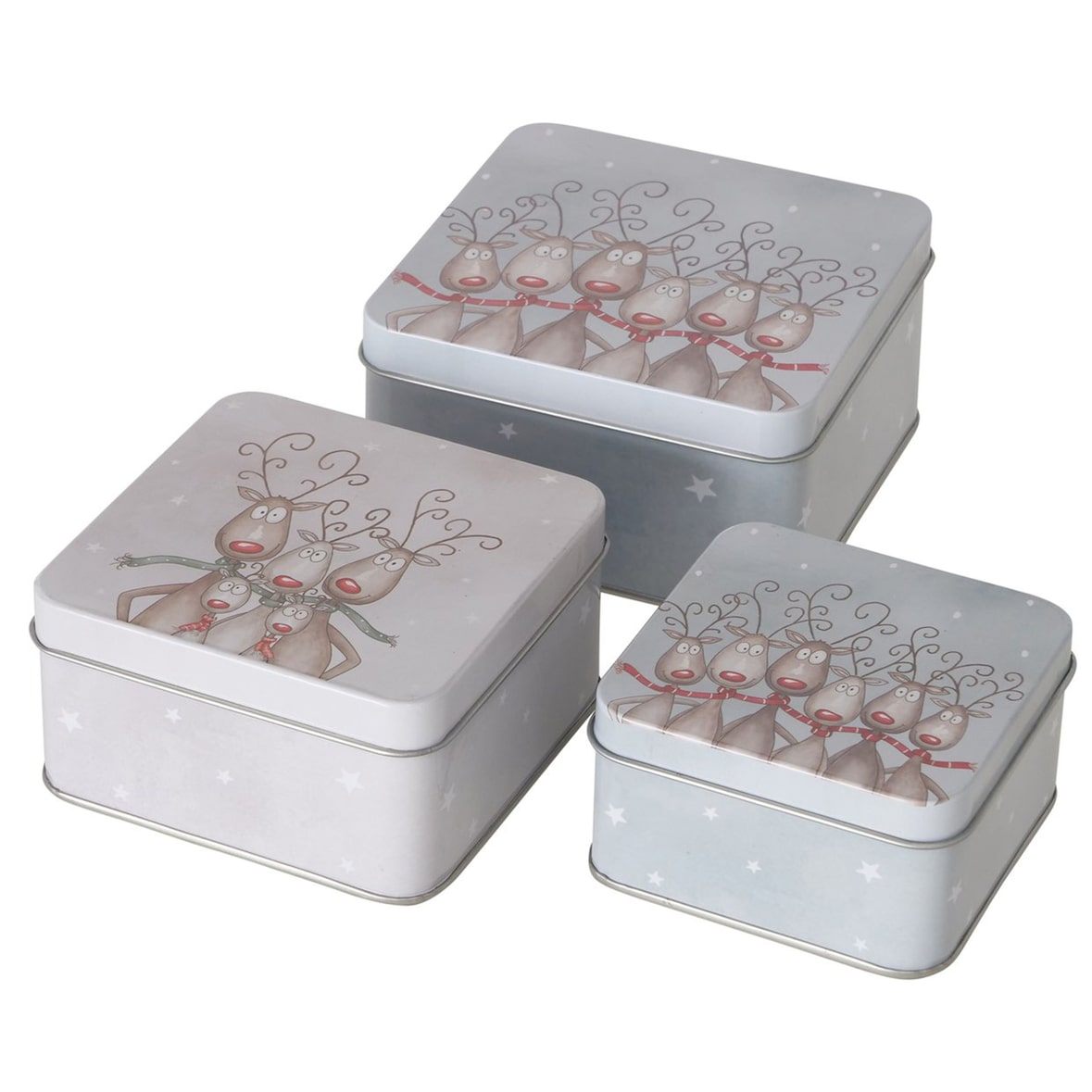 B. 3tlg Set Geschenkdosen Magnus eckig - 2024392