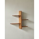 thumbnail of Wandregal 58x60x15 cm Sheesham Massivholz Baum-Form Hängeregal Modern, Großes Design Schweberegal, Regal Hängend Wohnzimmer, Bücherregal Wand