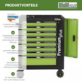 thumbnail of Werkzeugwagen Premium plus leer 8 Schubladen Seitentür abschließbar Softclose Interloc