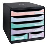 thumbnail of Exacompta 3127296D AQUAREL Schubladenbox BIG BOX MAXI, mit 6 Schubfächern - Farben sortiert