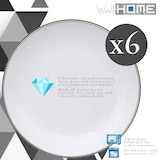 thumbnail of WellHome - Set van 6 grijze borden