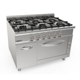 thumbnail of Saro gasfornuis met elektrische oven, 6 branders, model Lq / Cug6Ne