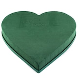 thumbnail of Nass Steckschaum Herz 30cm Frischblumen Schnittblumen Blumen Steckmasse Steckschwamm Blumensteckschaum Floristik Zubehör Floristikbedarf Grün