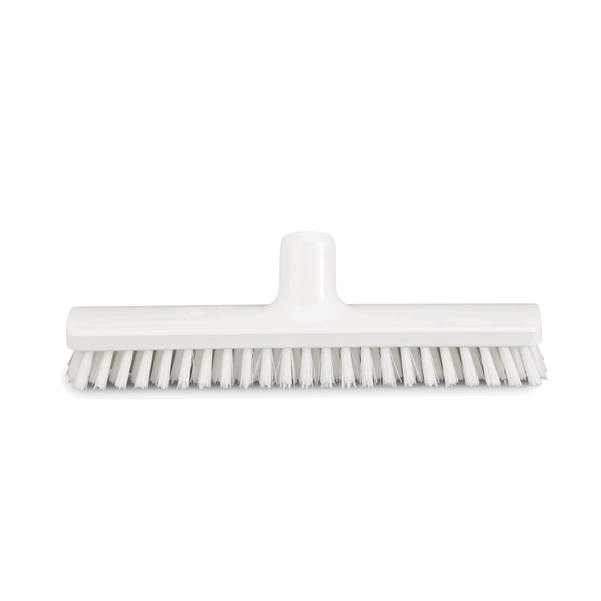 Frottoir polyester mi-dur - Gamme alimentaire - Monture 30cm BLANC - FalconBrush