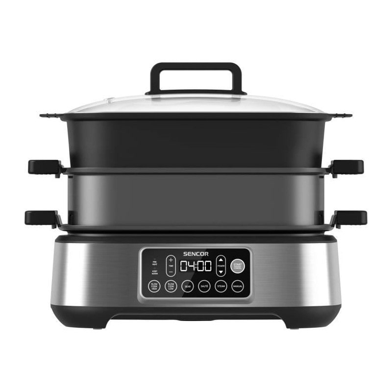 Mijoteuse Et Grill Multifonction - Sencor - Spr 6300bk - 6 L - Noir