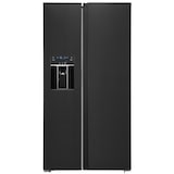 thumbnail of Exquisit Side by Side SBS520-CF-040E inoxlook-az | 513 L Volumen | Side by Side Kühlschrank mit Eiswürfelspender | Wassertank | Kühlschrank schwarz