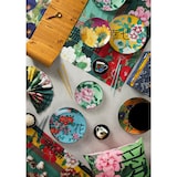 thumbnail of Excelsa Set mit 6 Espressotassen und untertassen Furisode Porzellan 10 cl Bunt