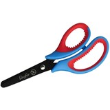 thumbnail of Bastelschere 13cm rund mit weichem Komfortgriff rot-blau