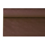 thumbnail of 12 lots de 1 Nappe damassée 6 m x 1,2 m marron