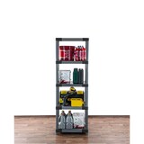 thumbnail of PROREGAL Kunststoffregal BIG GREY BEAR Tall, HxBxT 180x70x46cm, Fachlast 160kg, Grau Kunststoff-Regal Euro-Regal Stecksystem Lagerregal