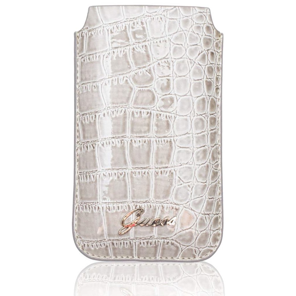 Universal Croco Look Design Sleeve Beige