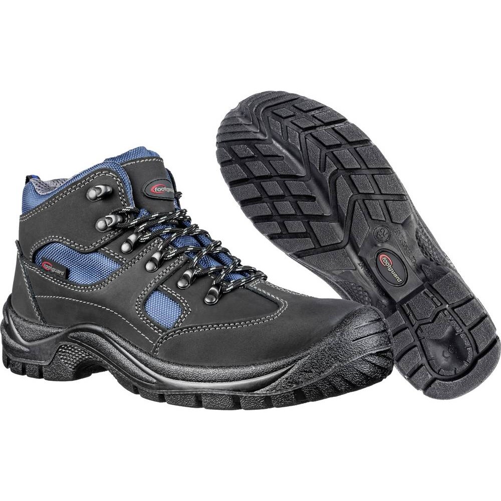 Footguard SAFE MID 631840-44 Sicherheitsstiefel S3 Schuhgröße (EU): 44 Schwarz, Blau 1 St.