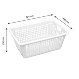 thumbnail of GILAC Corbeille à linge - 100 L - Blanc G611121
