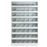 thumbnail of PROREGAL Schüttenregal mit 48 Fächer zur Wandbefestigung | HxBxT 85x50x12,5cm | Lichtgrau