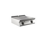thumbnail of Mareno M1-900 elektrische Griddleplatte mit 2/3 glatter-1/3 gerippter mattverchromter Platte, 80cm