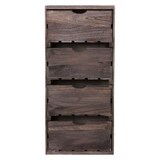 thumbnail of Cassettiera HWC-C62, cassettiera in legno, effetto shabby vintage, 4 cassetti 70x32x26cm ~ marrone