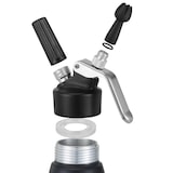 thumbnail of METRO PROFESSIONAL Dispensador de nata, aluminio, Ø 8 x 27 cm, 0,5 L, negro