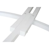 thumbnail of Hängematte HWC-J47, Hängeschaukel bis 200kg Sonnendach MVG-Holzgestell 420cm 2 Personen ~ weiß, creme-weiß