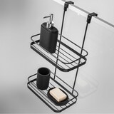 thumbnail of AQA Design Scaffale per porta BIWA nero cm. L.26 P.20 H.47 MP01818