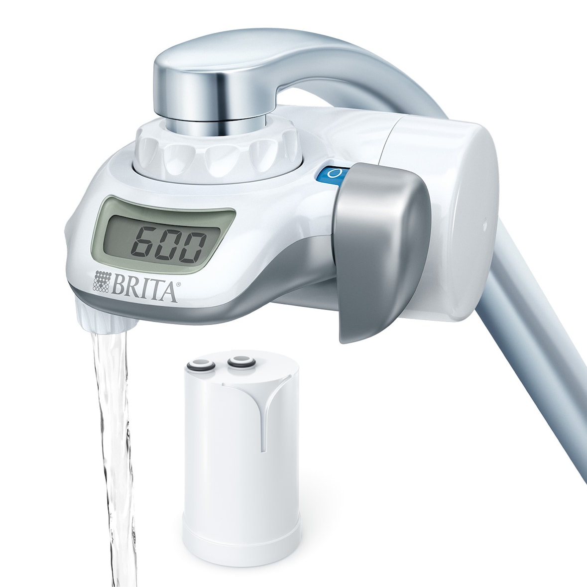 Le système de filtration d'eau Brita On Tap Pro V-MF comprend 1 cartouche filtrante de 600 L