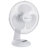 thumbnail of Melchioni Family Ventilador de mesa Ø30 cm, 30 W, 3 velocidades, oscilação, inclinação ajustável, grelha de segurança, branco MF2403T30